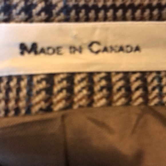 Ralph Lauren Brown herringbone tweed Blazer 46T sports coat Polo Vintage - Picture 15 of 16